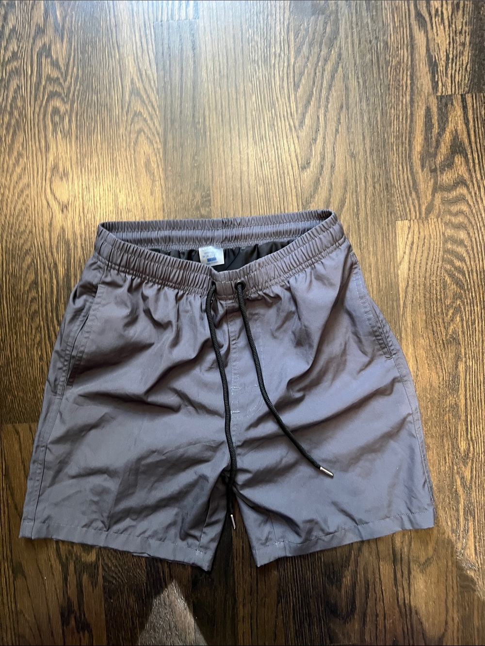 Boys Drawstring Shorts Swim Trunks Swim Shorts Board Shorts Slate Gray | Large